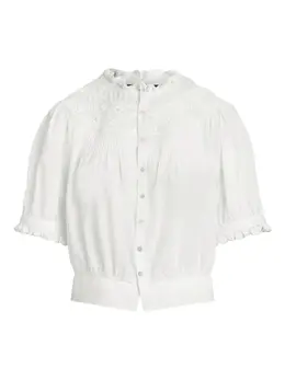 Polo Ralph Lauren: Белая блуза 