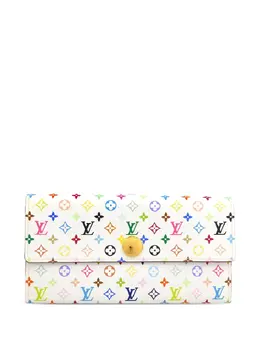 Louis Vuitton Pre-Owned: Белый кошелёк 