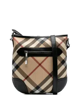 Burberry Pre-Owned: Коричневая сумка через плечо 