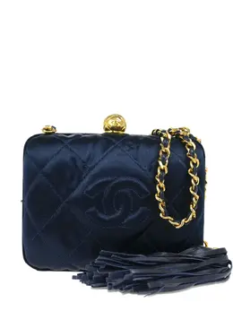 CHANEL Pre-Owned: Синяя сумка 