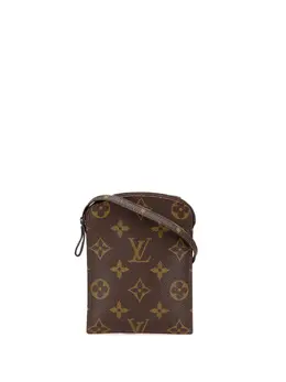 Louis Vuitton Pre-Owned: Коричневая сумка через плечо 