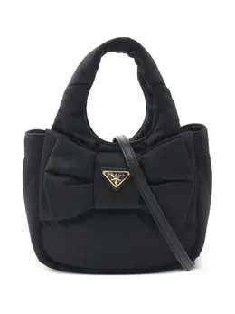 Prada Pre-Owned: Чёрная сумка-шоппер 