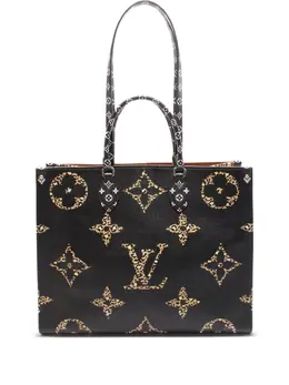 Louis Vuitton Pre-Owned: Чёрная сумка-шоппер 