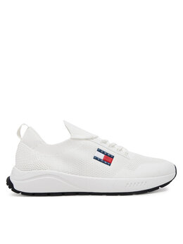 Tommy Jeans: Белые кроссовки 