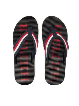 Tommy Hilfiger: Синие шлёпанцы 