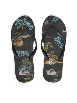 Quiksilver: Чёрные шлёпанцы 