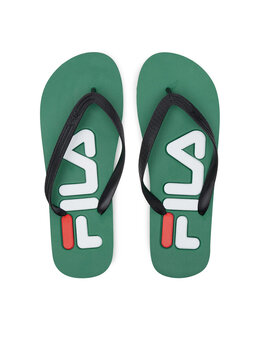 Fila: Чёрные шлёпанцы 