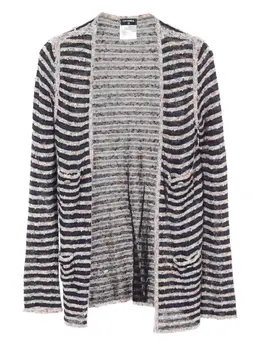 CHANEL Pre-Owned: Кардиган в полоску 