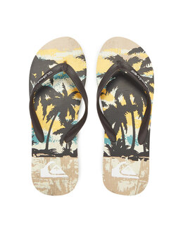 Quiksilver: Чёрные шлёпанцы 