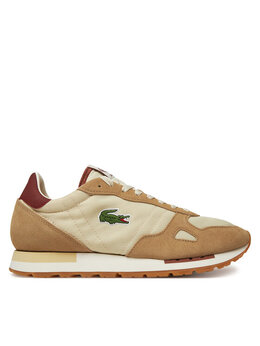 Lacoste: Бежевые кроссовки 