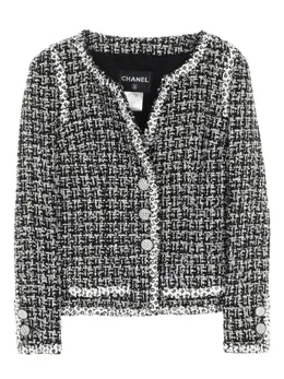 CHANEL Pre-Owned: Твидовая куртка 