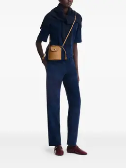Longchamp: Бежевая сумка  Le Pliage