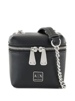 Armani Exchange: Чёрная сумка 
