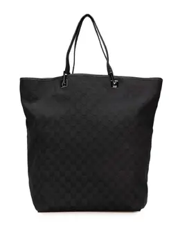 Gucci Pre-Owned: Чёрная сумка-шоппер 