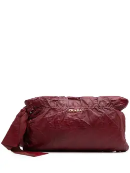 Prada Pre-Owned: Красный клатч 
