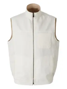 Canali: Белый жилет 