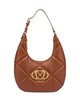 Love Moschino: Коричневая сумка 
