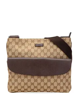 Gucci Pre-Owned: Коричневая сумка через плечо 