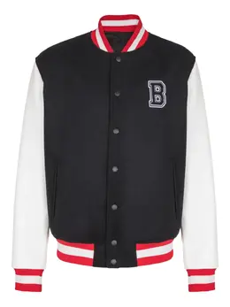 Balmain: Чёрная куртка 