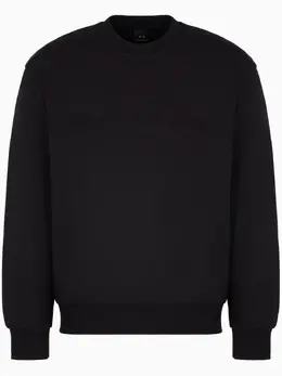 Armani Exchange: Чёрный свитшот 