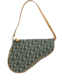 Christian Dior Pre-Owned: Зелёная сумка 