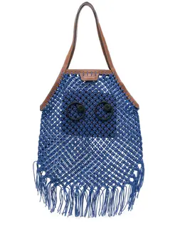 Anya Hindmarch: Голубая сумка-шоппер 