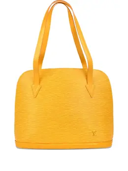 Louis Vuitton Pre-Owned: Жёлтая сумка-шоппер 