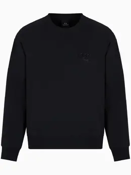 Armani Exchange: Чёрный свитшот 