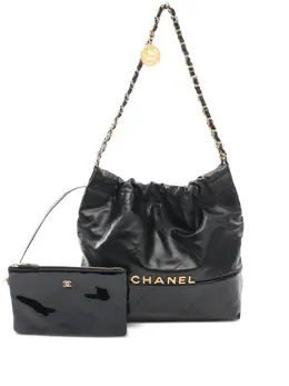 CHANEL Pre-Owned: Чёрная сумка 