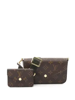 Louis Vuitton Pre-Owned: Коричневая сумка 