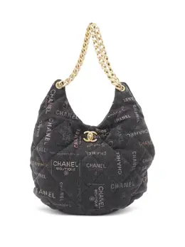 CHANEL Pre-Owned: Чёрная сумка 