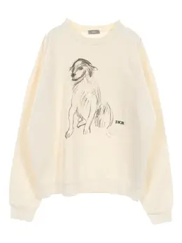 Christian Dior Pre-Owned: Свитшот с принтом 