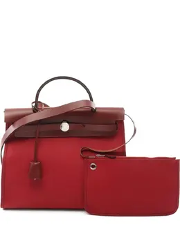 Hermès Pre-Owned: Красная сумка-шоппер 