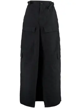 Balenciaga: Юбка с карманами 