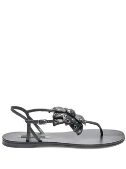 Casadei: Чёрные сандалии 