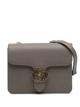 Gucci Pre-Owned: Коричневая сумка через плечо 