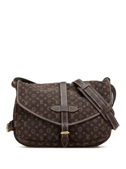 Louis Vuitton Pre-Owned: Коричневая сумка через плечо 