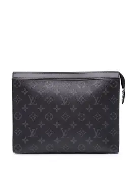 Louis Vuitton Pre-Owned: Чёрный клатч 