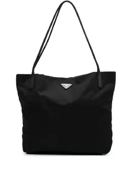 Prada Pre-Owned: Чёрная сумка-шоппер 