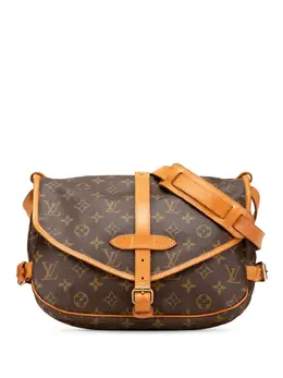 Louis Vuitton Pre-Owned: Коричневая сумка через плечо 