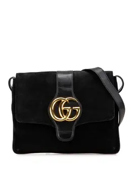 Gucci Pre-Owned: Чёрная сумка через плечо 