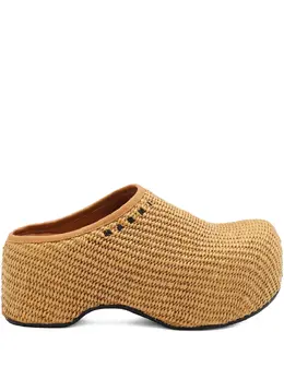 Marni: Бежевые сабо 