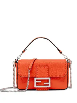 FENDI: Оранжевая сумка через плечо 
