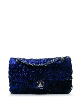 CHANEL Pre-Owned: Голубая сумка 