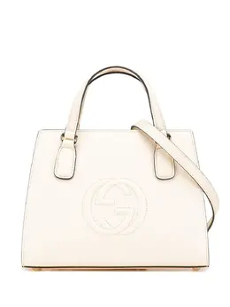 Gucci Pre-Owned: Белая сумка-шоппер 