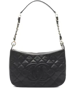 CHANEL Pre-Owned: Чёрная сумка 