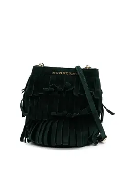 Burberry Pre-Owned: Зелёная сумка 