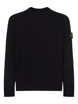 Stone Island: Чёрный свитер 