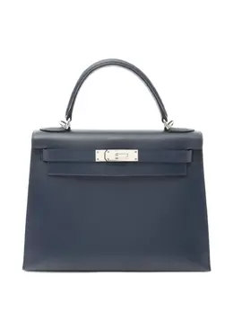 Hermès Pre-Owned: Синяя сумка 