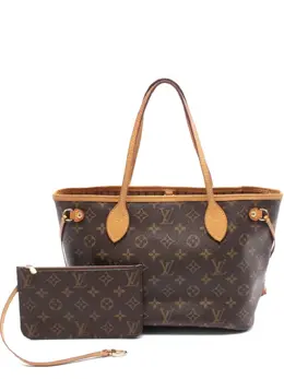 Louis Vuitton Pre-Owned: Коричневая сумка-шоппер 